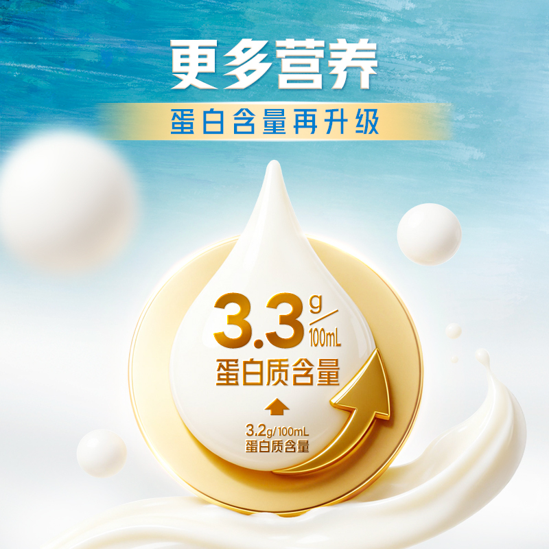 [3月生产]伊利 纯牛奶250ml*21盒/箱 全脂牛奶 优质乳蛋白 早餐伴侣 礼盒装高清大图