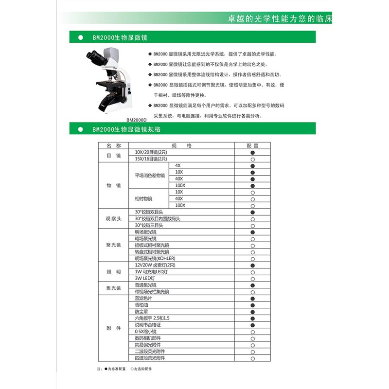 永新 生物显微镜 BM2000生物显微镜