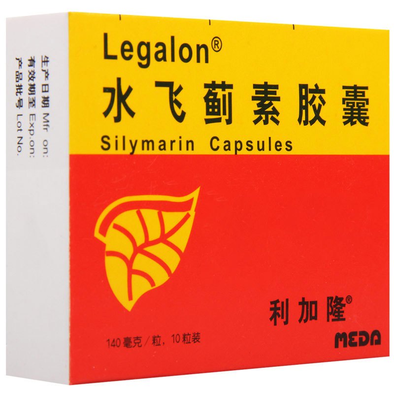 利加隆 水飞蓟素胶囊 140mg*10粒/盒