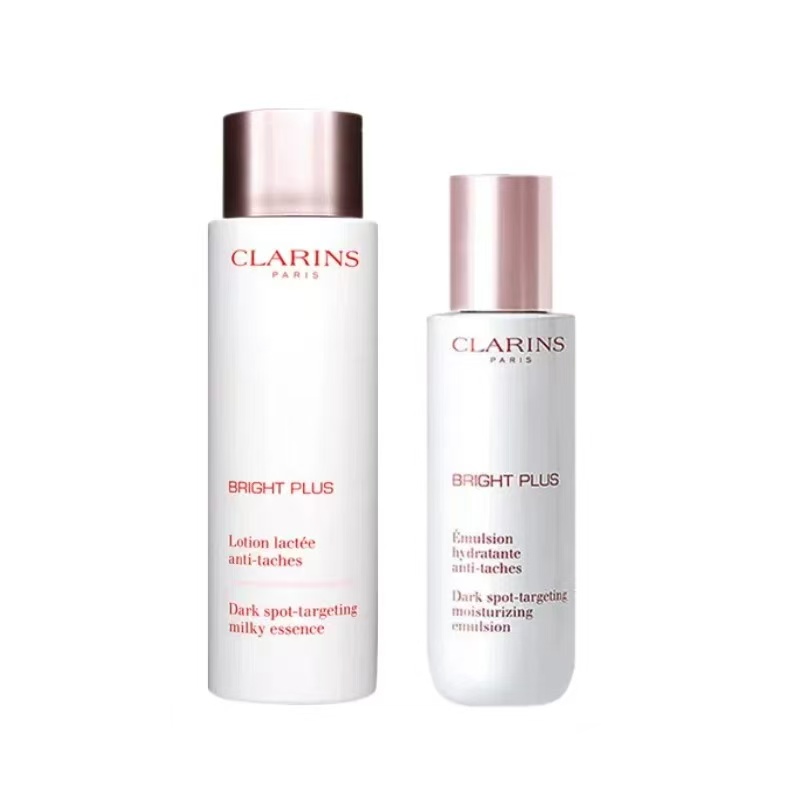 CLARINS娇韵诗美白水乳清透焕白系列 补水保湿提亮肤色消除暗沉淡化黑色素焕白肌肤 水200ml乳75ml