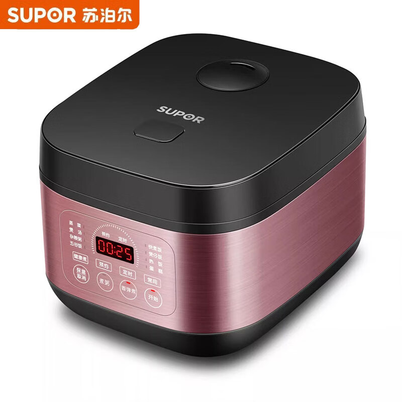 苏泊尔(SUPOR)电饭煲电饭锅4L大容量饭煲煮饭煮粥锅3-4-6人使用多功能智能预约家用电饭锅 SF40FC396高清大图