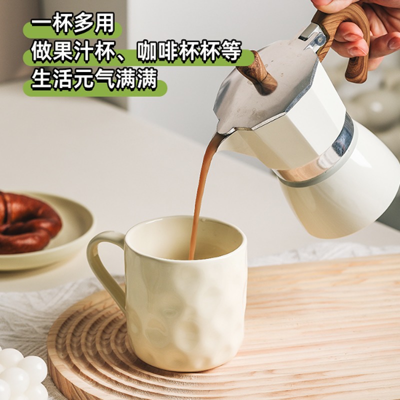 [补贴10%]马克杯女水杯家用陶瓷杯子情侣早餐咖啡杯高颜值办公室手绘高级高清大图