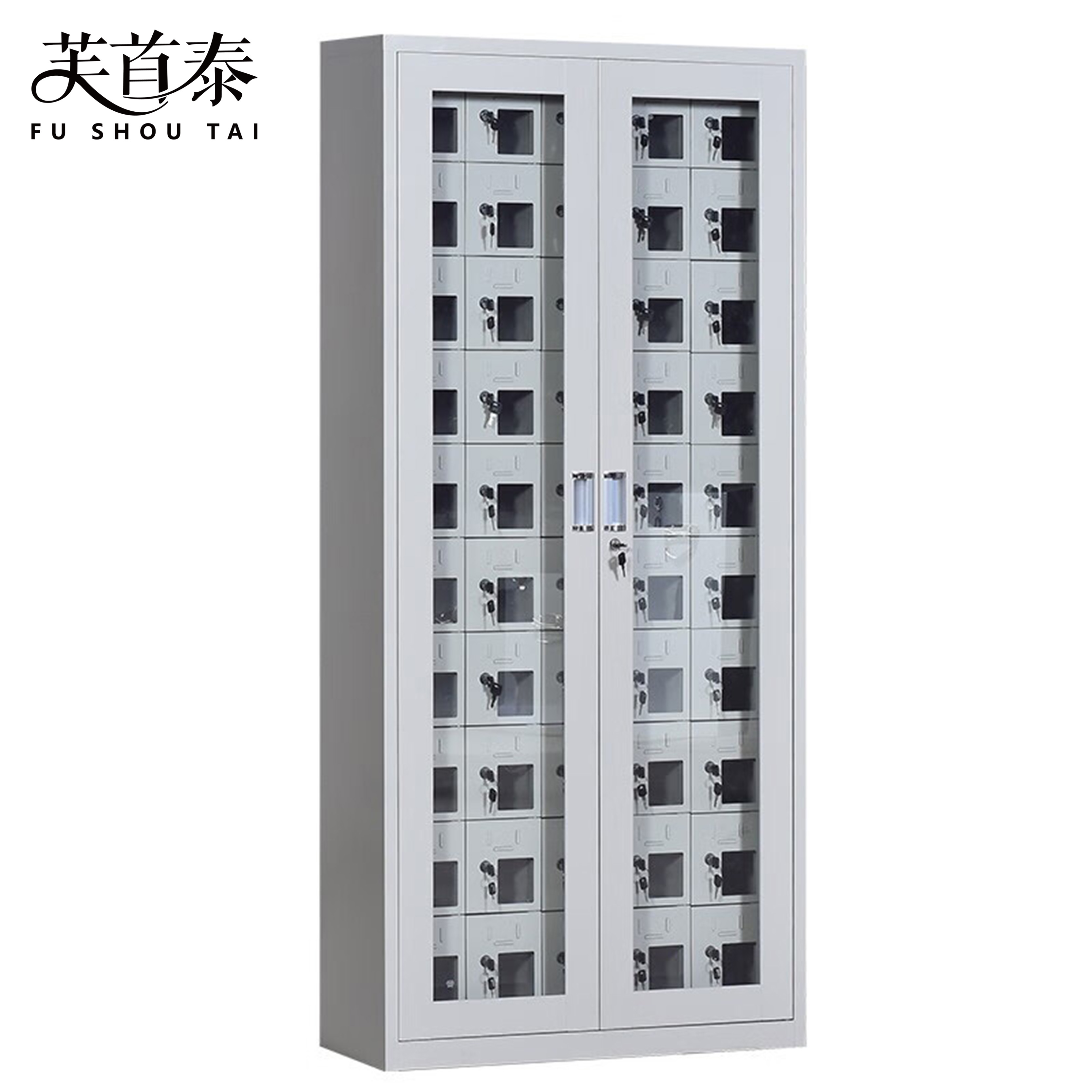 芙首泰手机存放柜50门814*300*1800mm台高清大图