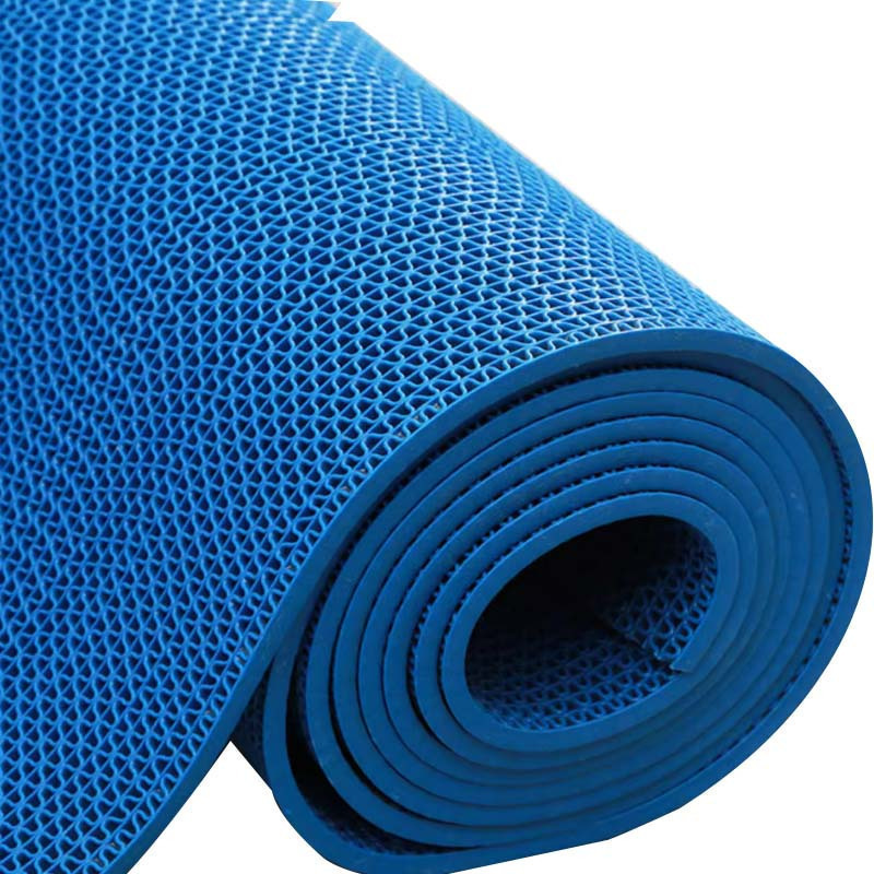 温馨 PVC防滑地垫 蓝色5mm*1.8m*15m 卷高清大图