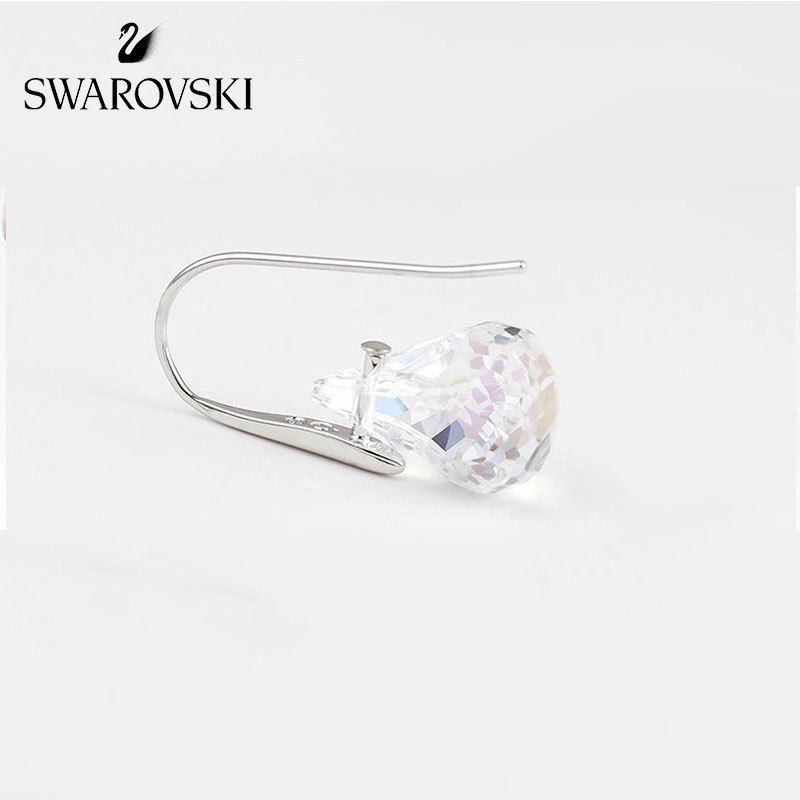 施华洛世奇(Swarovski) LUNAR水晶水滴穿孔耳环 耳饰 欧美风格 人造水晶 送恋人 女士