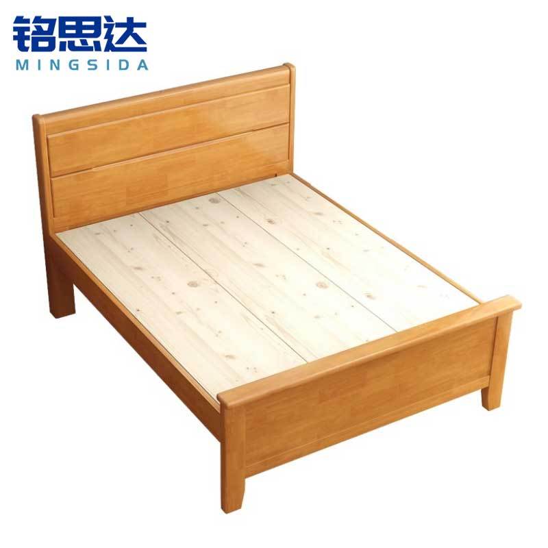 铭思达实木单人床1.2米张