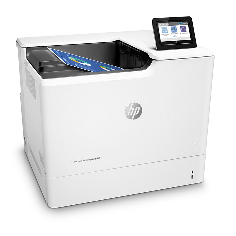 惠普(HP) M653DN A4彩色激光高速打印机自动双面打印有线网络局域网企业办公高速文档图片材料资料打印机高清大图