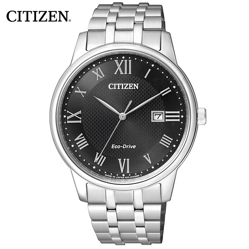 西铁城(CITIZEN)手表 时尚光动能商务休闲防水时尚男表 BM6970-52E