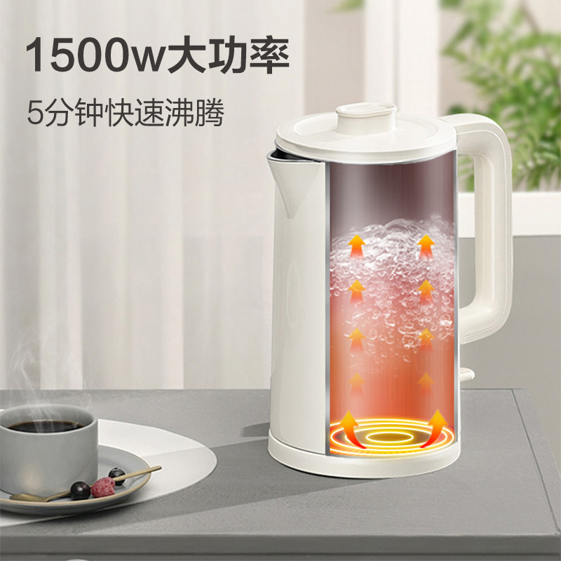 苏泊尔(SUPOR)电水壶 家用1.5L全自动断电烧水壶电热保温一体开水茶壶SW-15T815高清大图