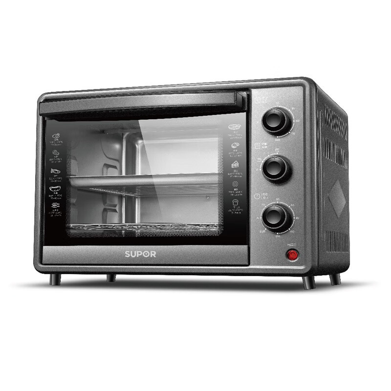 苏泊尔 K30FK6 电烤箱 30L 家用多功能 主流容量 上下管统一控温 匀火恒温