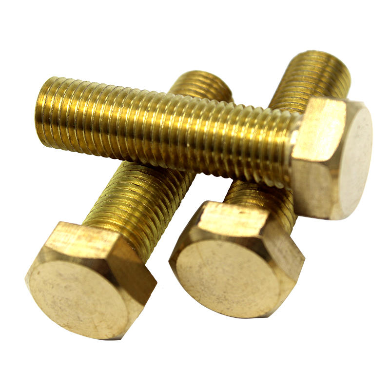 *铜外六角螺丝 铜螺栓 螺柱 m4 m5 m6 m8