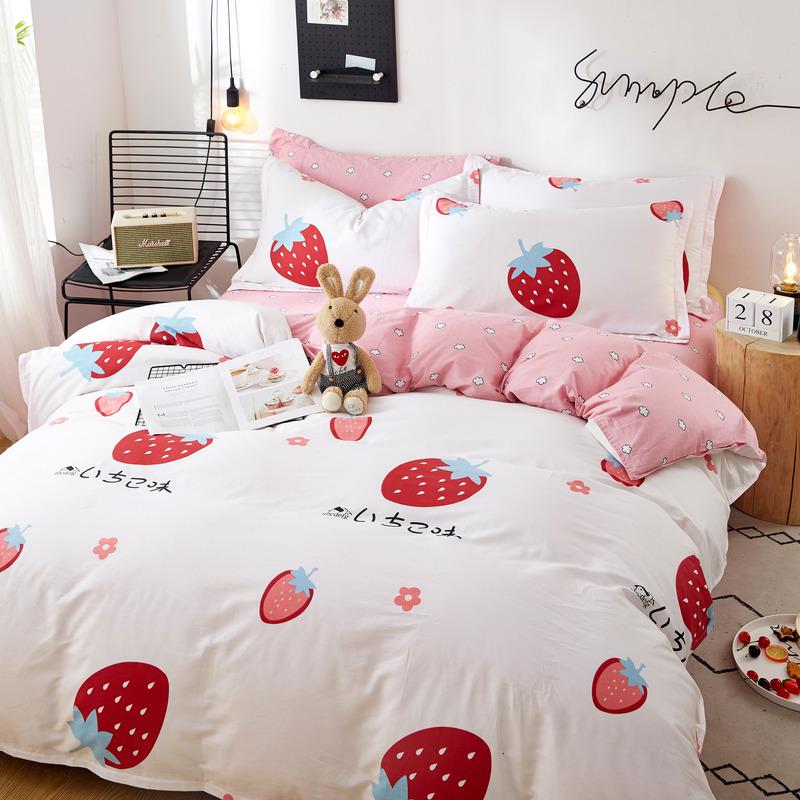 家柏饰(CORATED)全棉被套单件200230双人100全棉被罩单人150200cm学生宿舍单套高清大图