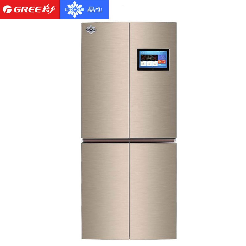 格力(GREE) 晶弘KINGHOME458升十字对开门家用冰箱 变频风冷无霜智能冰箱BCD458WHPQCJ