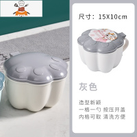 敬平创意一体多格调味盒可爱卡通家用厨房收纳佐料调料盒放盐罐调味料 灰色