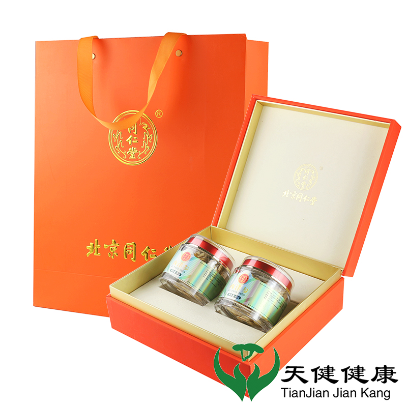 北京同仁堂 西洋参片礼盒装80g*2瓶 滋补滋养礼品送长辈亲人朋友 80g*2瓶高清大图