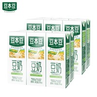 达利园 豆奶 豆本豆豆奶 原味250ml*12盒（植物蛋白纯豆浆）