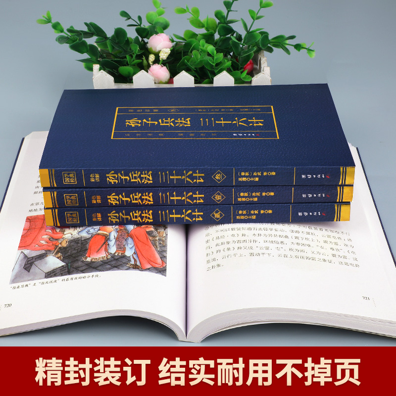 [正版]高启强同款狂飙 孙子兵法与三十六计全套原著完整版 彩色详解全注全译白话文青少年版成人36计书籍大全BC高清大图
