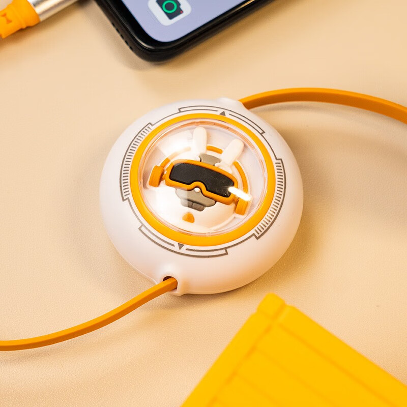 沃品（WOPOW）一拖三伸缩充电线快充线通用线便携车载 LC011 LC011红色高清大图