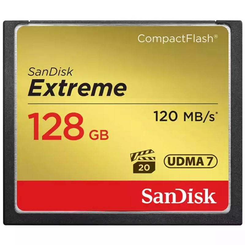 闪迪(SanDisk)128GB CF卡 UDMA7至尊高速读120MB/s写85MB/s单反相机存储卡