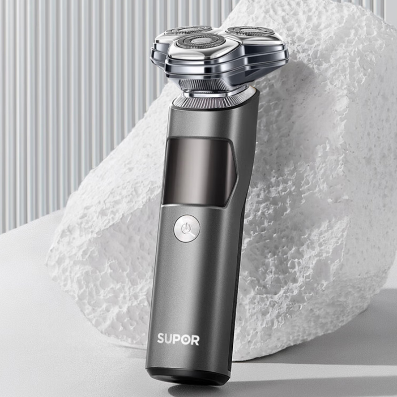 苏泊尔SUPOR 3D立体浮动电动剃须刀旋转刀头持久续航便携防溅设计高清大图