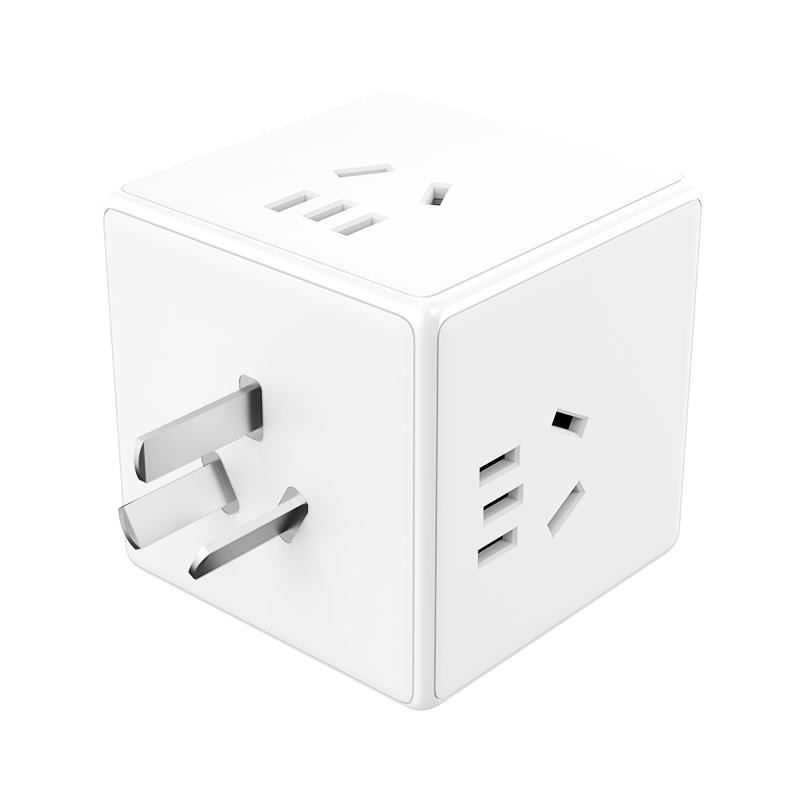 小米mi米家魔方转换器无线版多功能插板家用插线板插座面板多孔插排