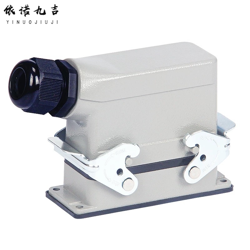 依诺九吉 矩形重载连接器防水插头插座 多型号 件高清大图