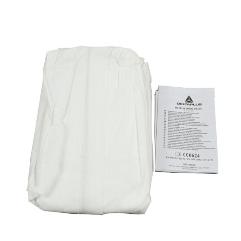 DELTA/代尔塔 DT215限次型无纺布防化服 406215 XL 白色 1件