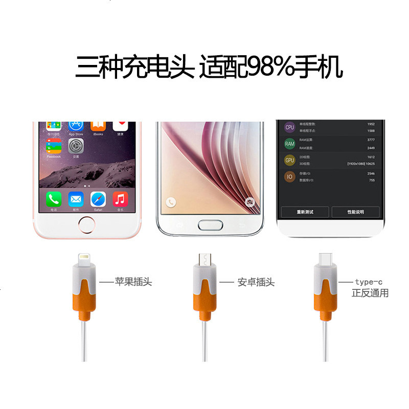 一拖三车载充电器一拖二车充汽车点烟器多功能充电器头型带线