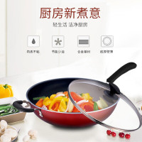 苏泊尔（SUPOR）PC32S3炒锅不粘锅平底锅炒菜锅不生锈煎炒两用燃气明火专用锅具 32CM 带副手柄