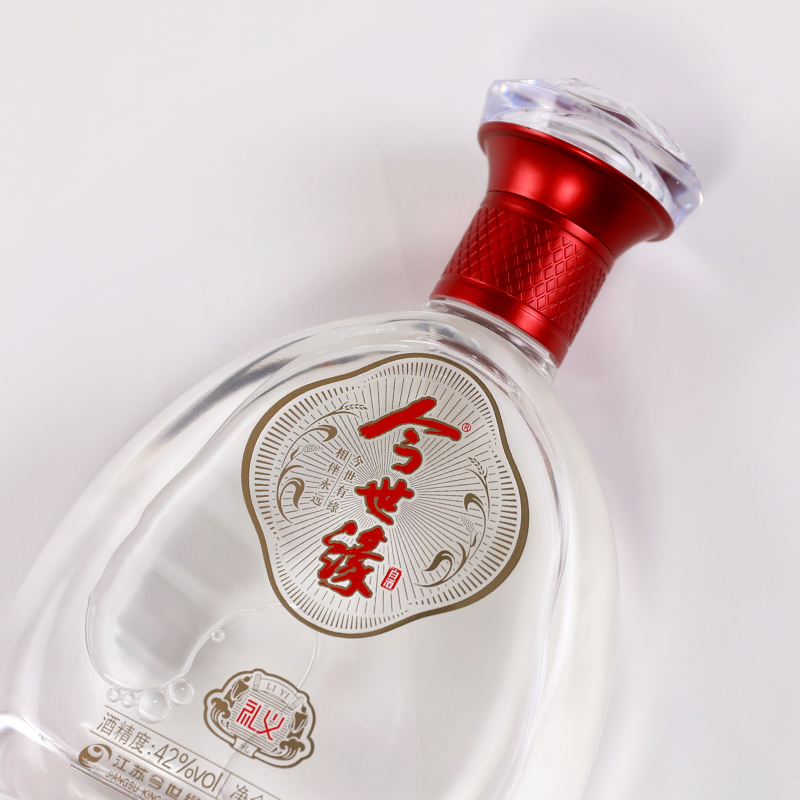 今世缘礼义42度浓香型白酒500ml*1单瓶装婚宴婚庆喜酒送礼酒水