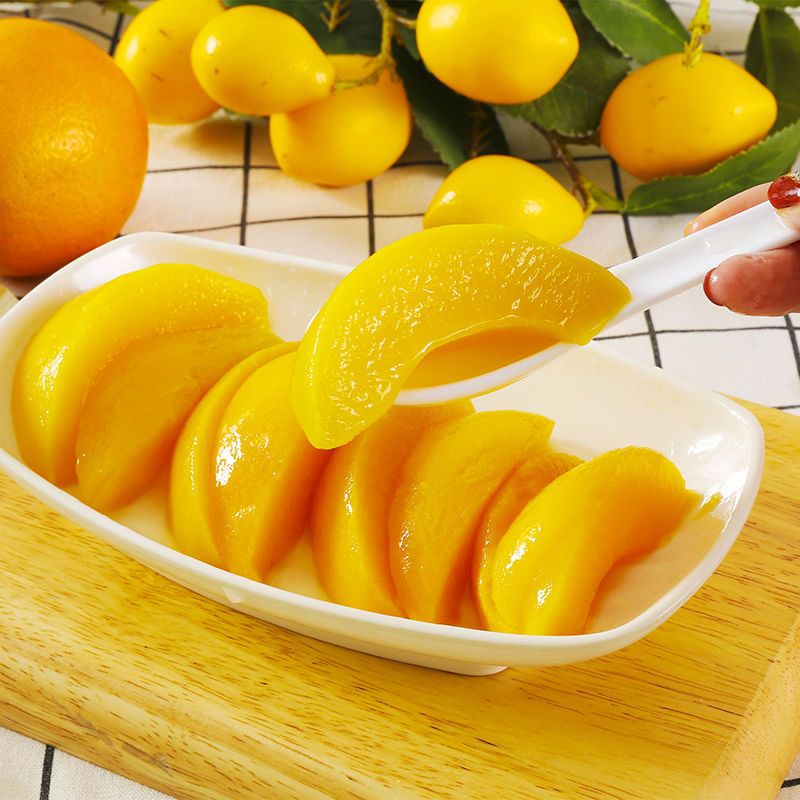 新鲜黄桃罐头水果混合糖水橘子罐头梨子杨梅荔枝罐头橘子罐头6罐