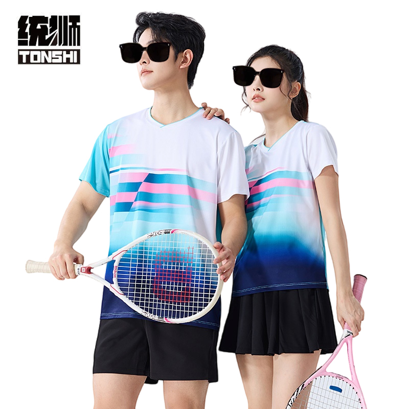 统狮 羽毛球服 E71 套高清大图