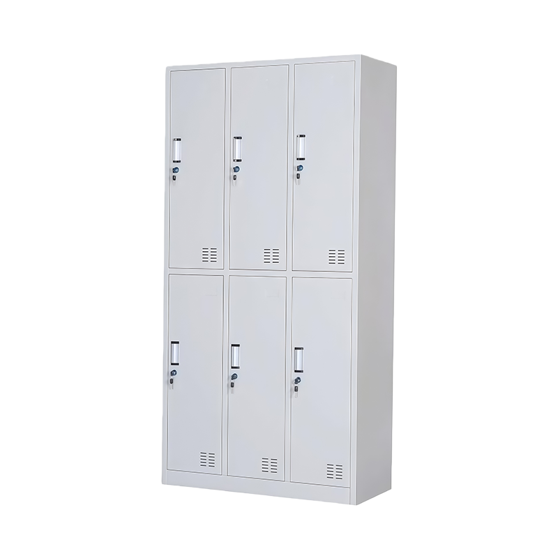 钢制员工更衣柜宿舍储物柜带锁高清大图