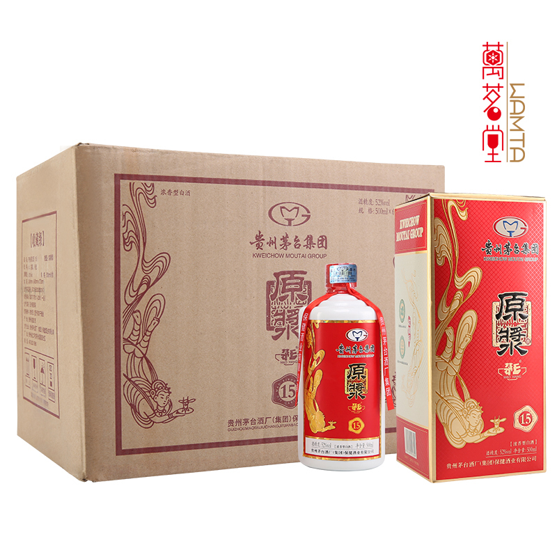 52度贵州茅乡原浆15酒 收藏级 浓香型白酒500ml 单瓶