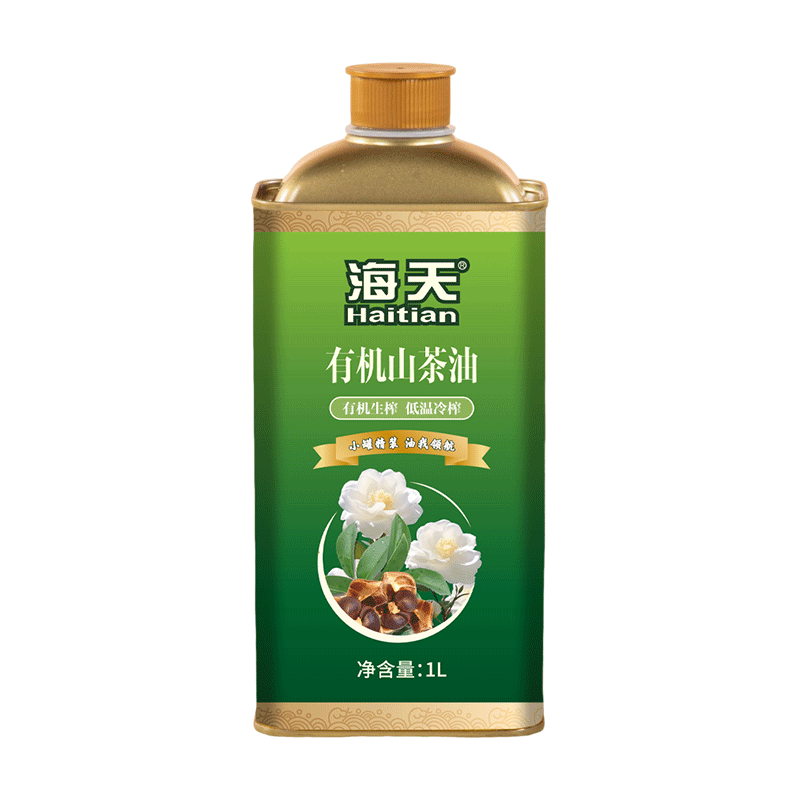 海天有机山茶油(铁罐)1L