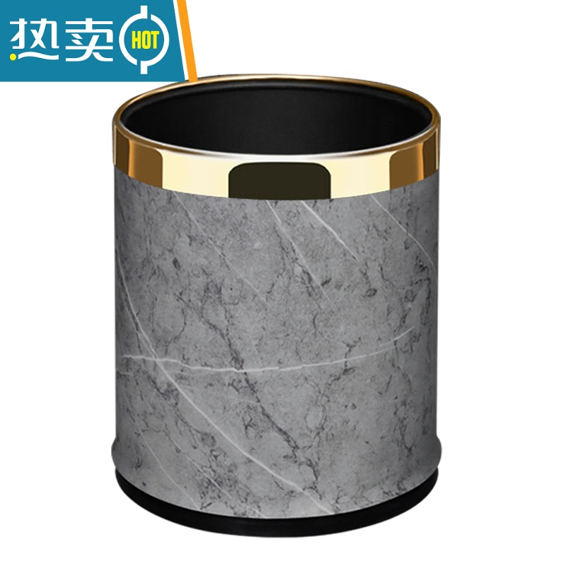 XIANCAI垃圾桶家用双层欧式创意大容量厨房客厅卧室卫生间办公室轻奢高清大图