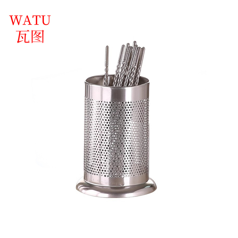 瓦图 小密孔筷子筒 9.9*12.3*16.4cm 2个装/套高清大图