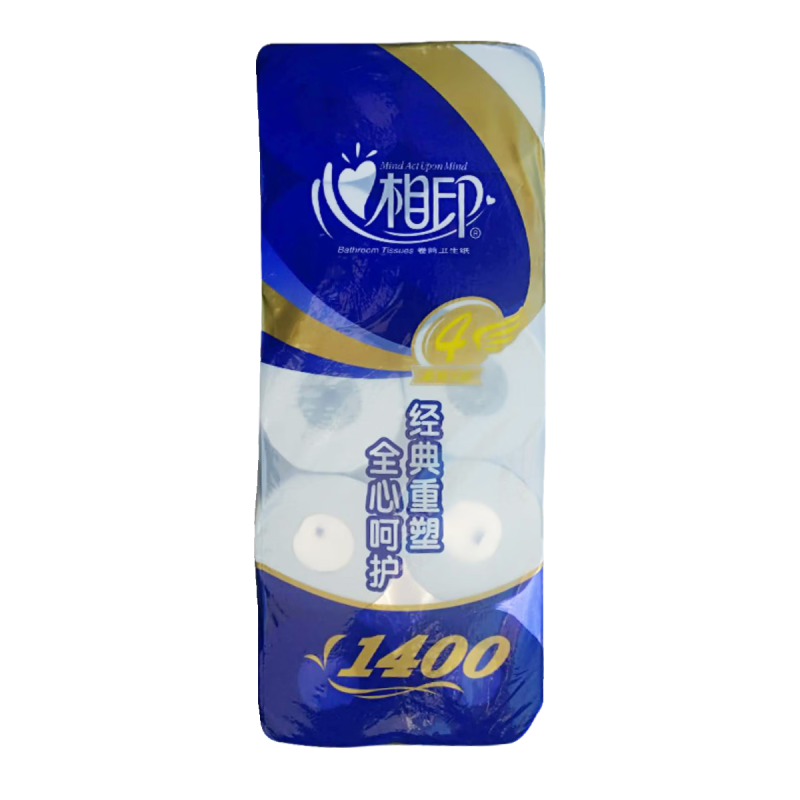 心相印 卷纸 BT910 140克10粒/提 四层卷筒卫生纸 单位:提高清大图