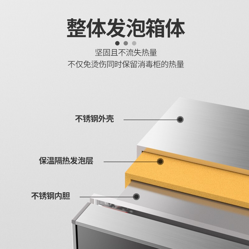 樱羚(yingling)M12-80L消毒柜 家用 立式高温 消毒碗柜 小型 迷你碗筷婴儿奶瓶消毒柜 商用厨房茶杯