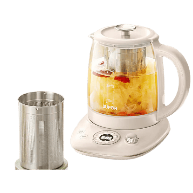 苏泊尔(SUPOR) SW-15Y28 养生壶 电水壶 1.5L 大容量煮茶器花茶壶 电水壶烧水壶 一壶多功能