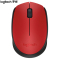 [自营官方旗舰店]罗技M170 鼠标 无线鼠标 办公鼠标 对称鼠标 带无线2.4G接收器 红色
