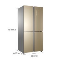 【99新】海尔（Haier）BCD-485WDCZ 485升 变频无霜冰箱十字对开多门 干湿分储玻璃门