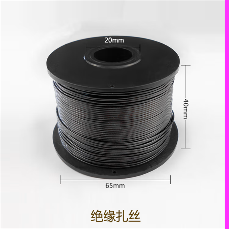 EANASON 光缆线缆附挂机扎丝全自动钢筋捆扎机用绑丝小盘绝缘镀锌铁丝0.8mm 扎丝10卷起订