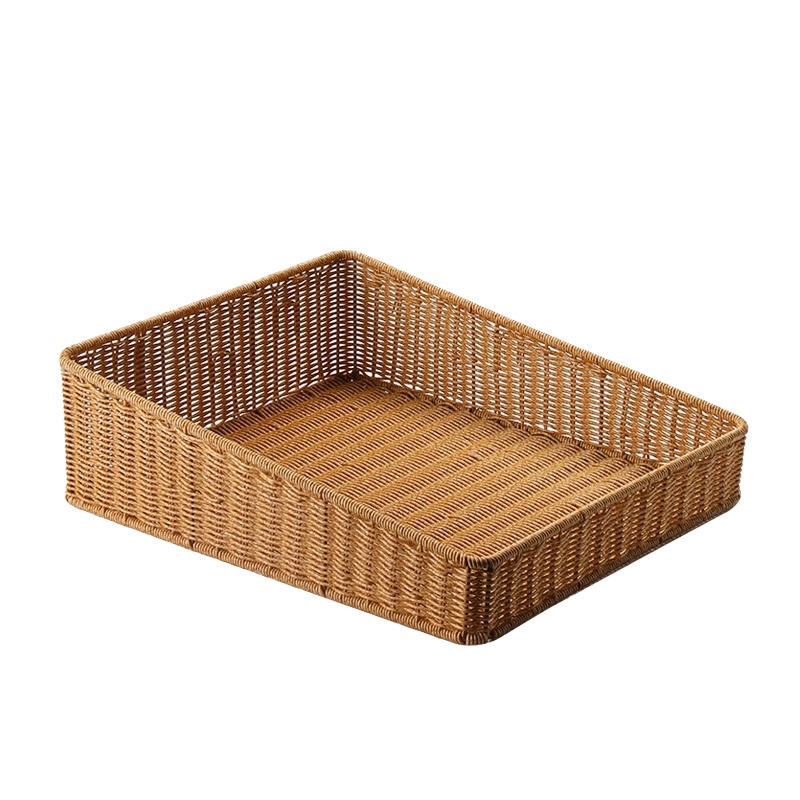 珂攸洋藤编收纳筐个高清大图