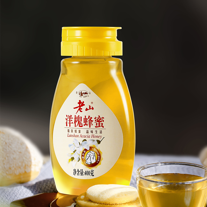 南京老山牌洋槐蜂蜜农家自产洋槐花蜜400克/瓶