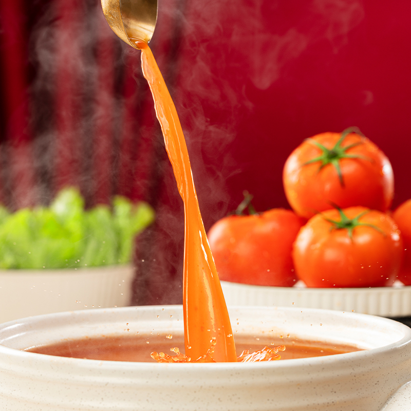 阳家私坊 四川大块番茄特色火锅底料厨房炒菜调味品方便快捷调味料袋装高清大图
