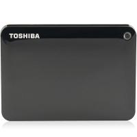 东芝(TOSHIBA)2.5英寸移动硬盘2.0TB CANVIO CONNECTⅡUSB3.0 2.0TB黑色V8系列