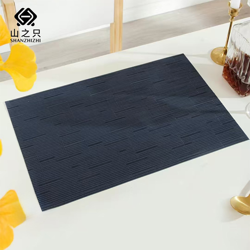 山之只 竹纹隔热防滑餐垫 45*30cm 张高清大图