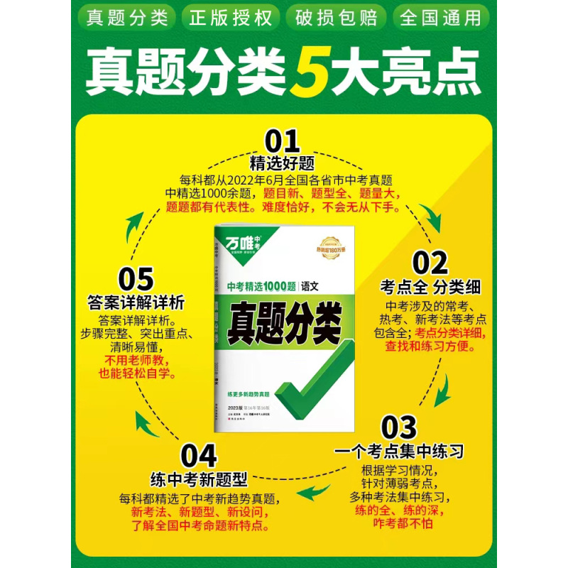 化学-2024 初中通用 [正版]2024真题分类卷全套语文数学英语物理化学初中模拟试卷八九年级初三初二生物地理会考分类