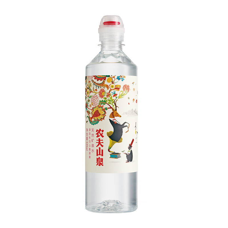 农夫山泉 饮用水 饮用天然矿泉水 535ml*24瓶 运动盖款 整箱装 535ml*24瓶